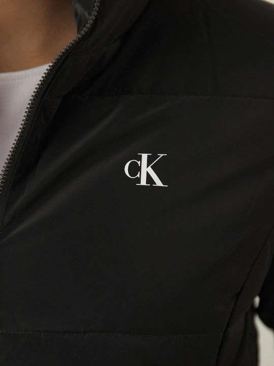 Women's Short Lifestyle Jacket for Winter Black