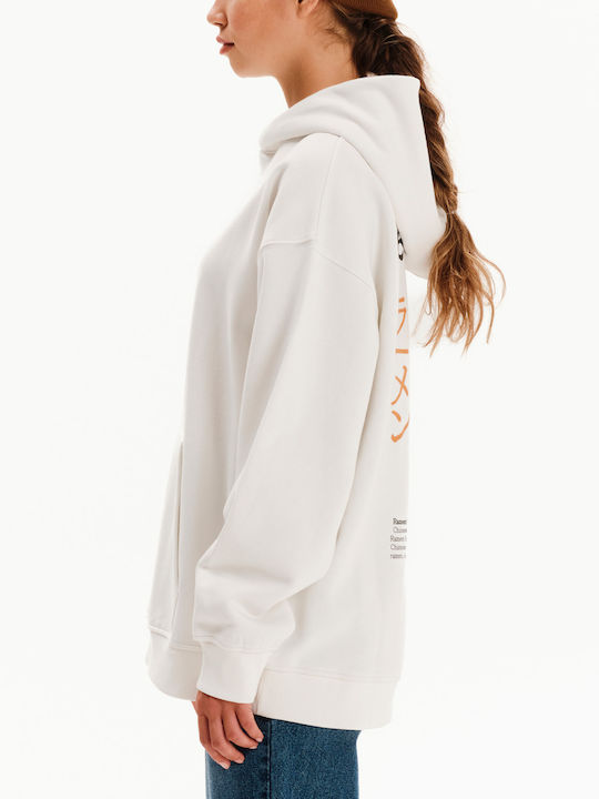 Women's Sweatshirt Hooded Off White