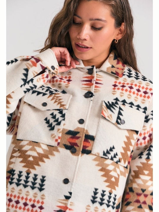 Γυναικείο Λευκό Overshirt
