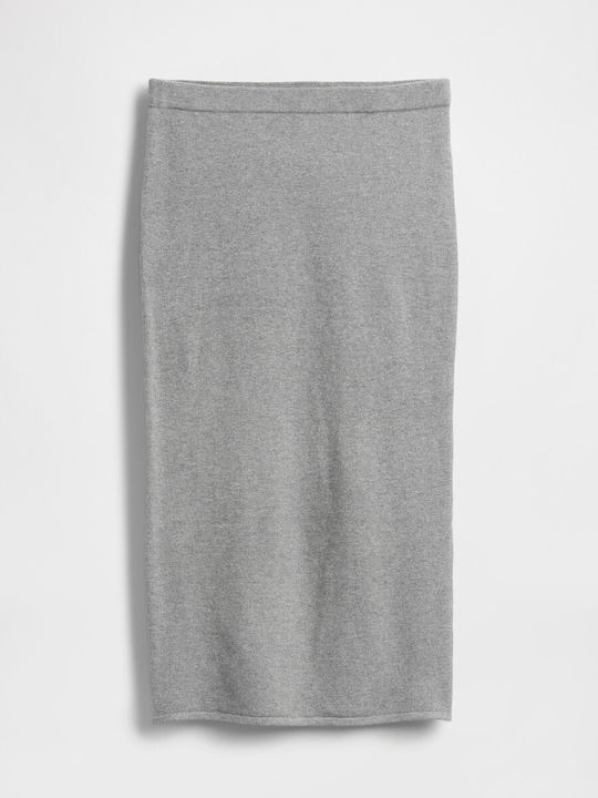Midi Skirt Charcoal Grey