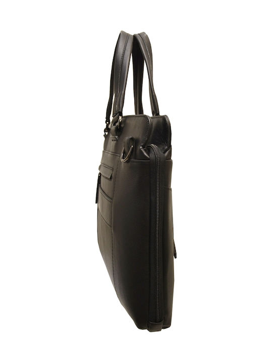 Leather Men's Briefcase Black