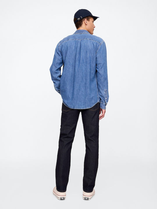 Men's Jeans Pants Elastic Indigo