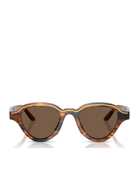 Emporio Armani Women's Sunglasses with Brown Tartaruga Plastic Frame and Brown Lens EA4264U 633973
