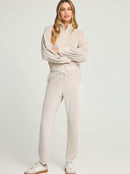 Pantaloni de Trening Catifea Gri