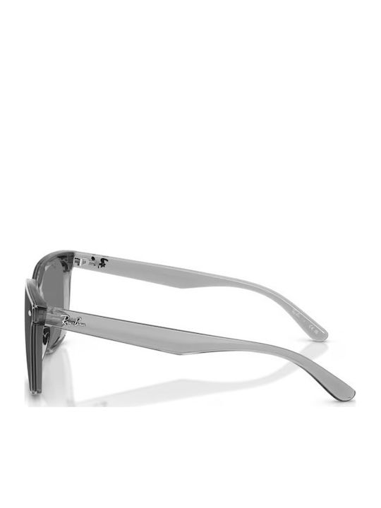 Ray Ban Унисекс Слънчеви Очила с Сиви Пластмасови Рамки и Сиви Стъкла RB4466D 645087
