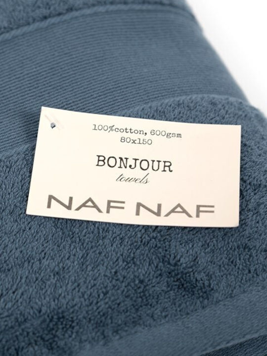 Naf Naf Badehandtuch 80x150εκ. Orion Blue