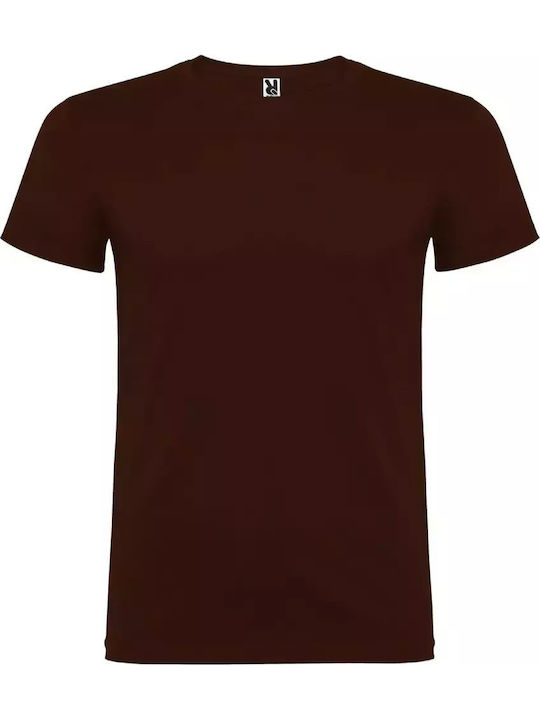 Roly Ανδρικό Διαφημιστικό T-shirt Κοντομάνικο Black