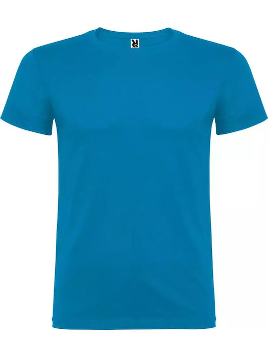 Roly Ανδρικό Διαφημιστικό T-shirt Κοντομάνικο Chocolate