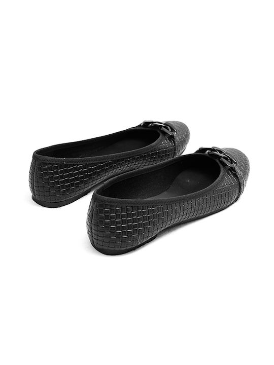 Damen Ballerinas in Schwarz Farbe