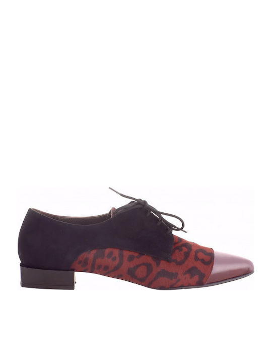 Women's Oxford Shoes Burgundy