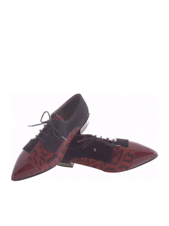 Women's Oxford Shoes Burgundy