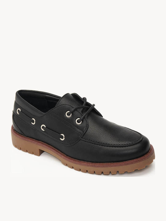 Damen Mokassins Schwarz Damen Mokassins