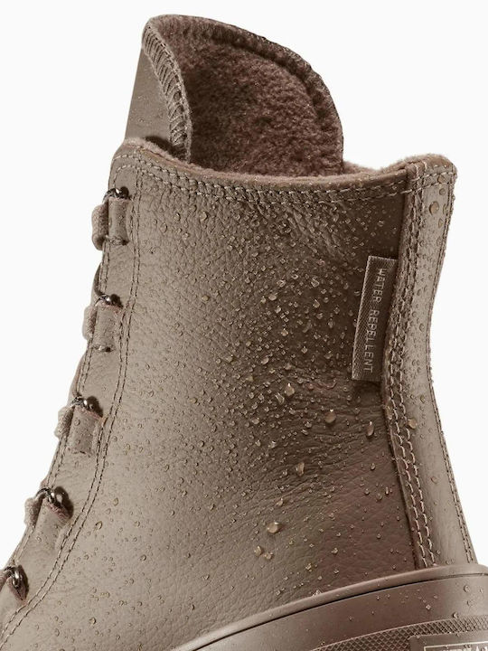 Chuck 70 De Luxe Ghete De Damă De Piele Maro