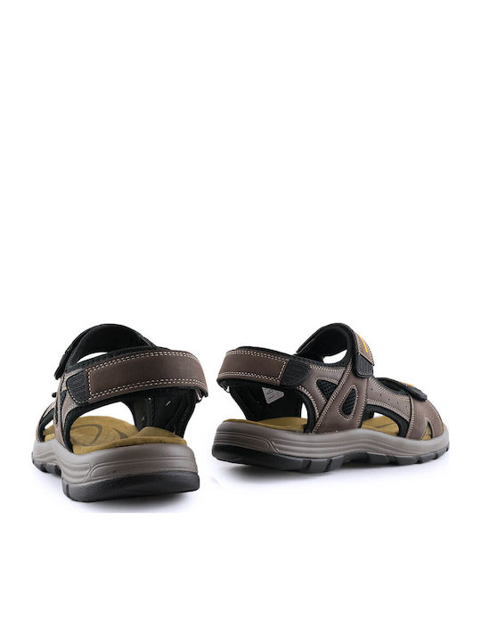 Herrensandalen in Braun Farbe