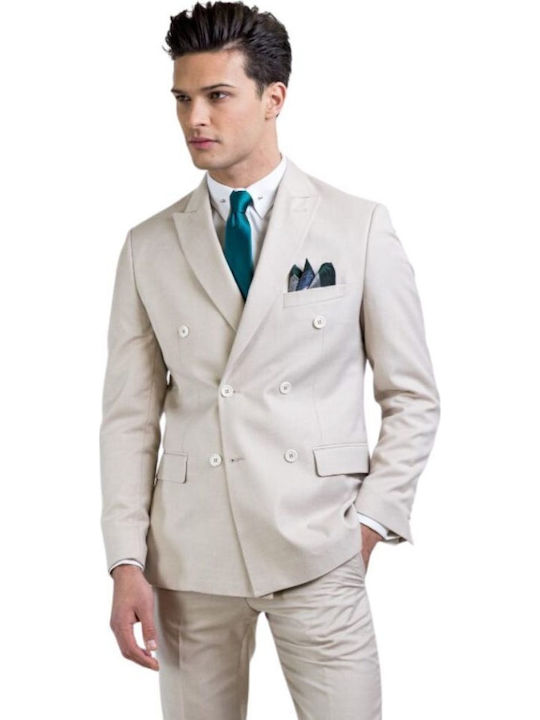 Лятно време Мъжки Костюм Beige