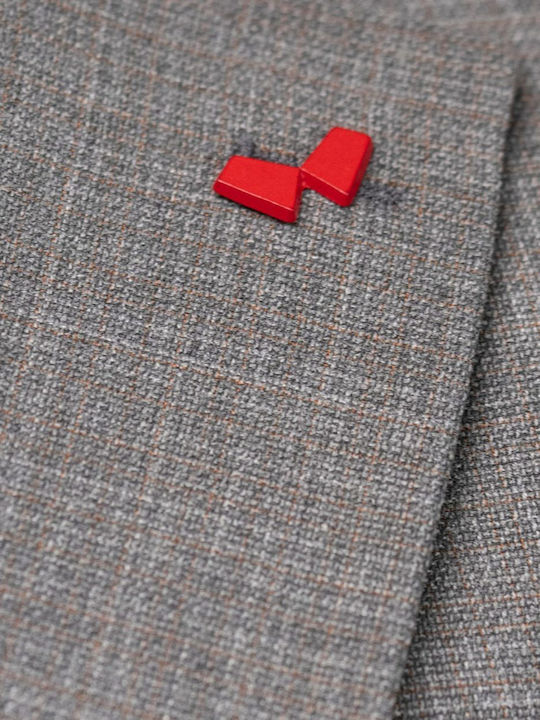 Men's Winter Suit with Vest Gray