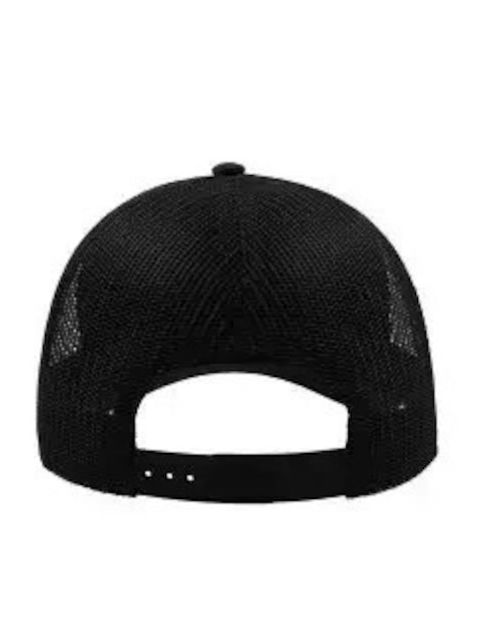 Atlantis Rapper Suede Πεντάφυλλο Καπέλο Τζόκεϊ Κωδ Rapper Suede Black