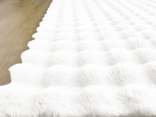 Beauty Home Bath Mat Bubble Art 9661 9661-45x75cm White Beauty Home Bath Mat Bubble Art 9661 9661-45x75cm White