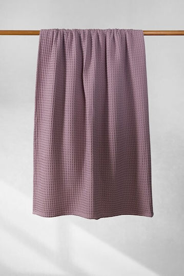 Naf Naf Waffle Decke Piqué Einzeln 170x240cm Lila