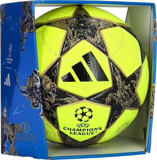 adidas UEFA Champions League 25/26 Pro Winter Soccer Ball Yellow