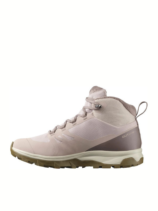 Salomon Outsnap Cswp Frauen Wanderstiefel Braun Salomon Outsnap Cswp Frauen Wanderstiefel Braun