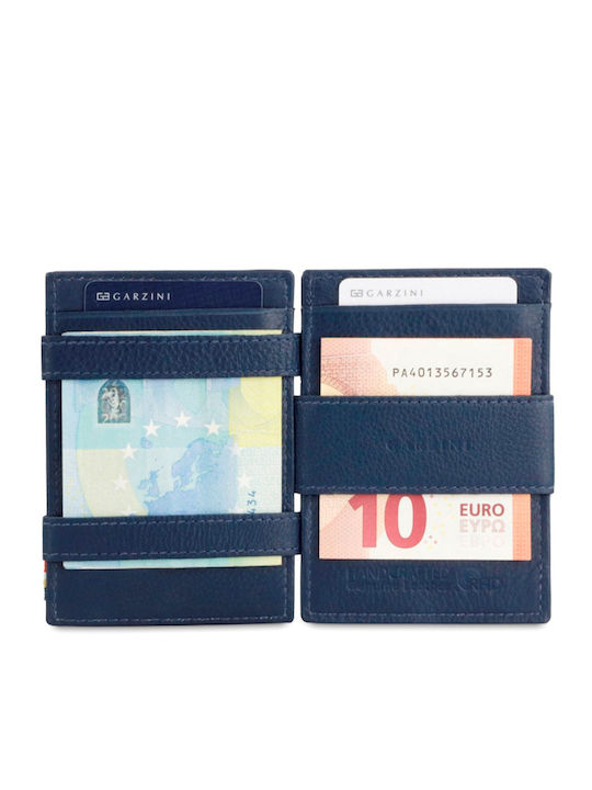 Essenziale Leather Men's Wallet Coins with RFID Blue