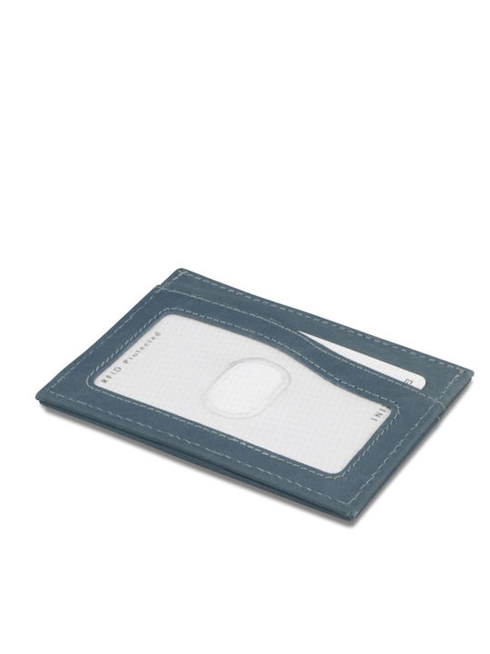 Leggera Leather Men's Wallet Classic with RFID Blue