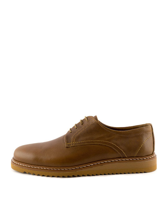 Men's Leather Oxfords Tabac Brown