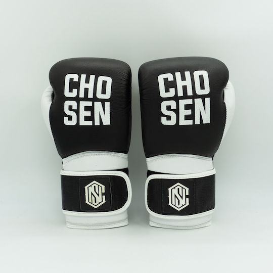 Chosen Boxing Gloves Leather for Competition Black
