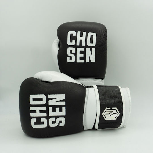 Chosen Boxing Gloves Leather for Competition Black