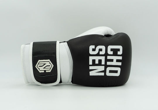 Chosen Boxing Gloves Leather for Competition Black
