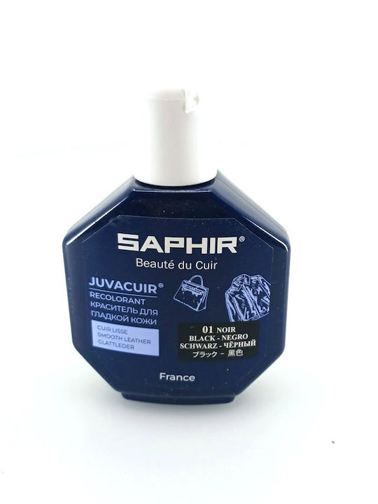 Saphir Juvacuir – Κρέμα Επαναχρωματισμού Δέρματος Άψογη Αναζωογόνηση Μαύρο 01 75ml Απόχρωση Black 01
