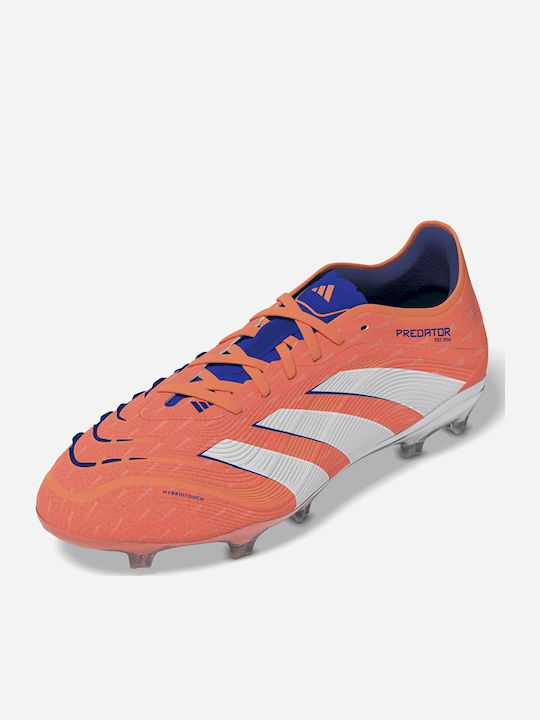 adidas Predator Pro Football Shoes with Cleats Orange
