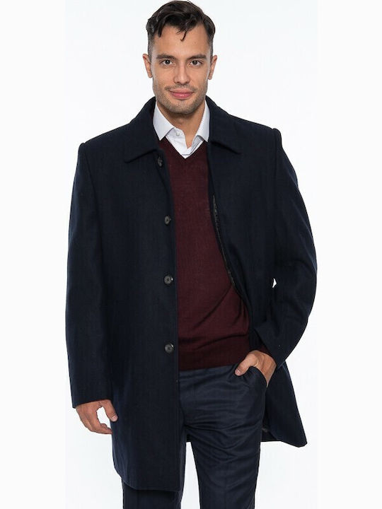 Herren Mantel Blue