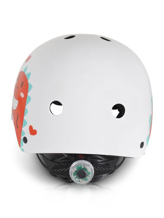 Byox Kids' Helmet for City Bike White with LED Light