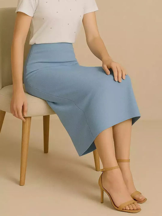 Midi Fustă Sky Blue