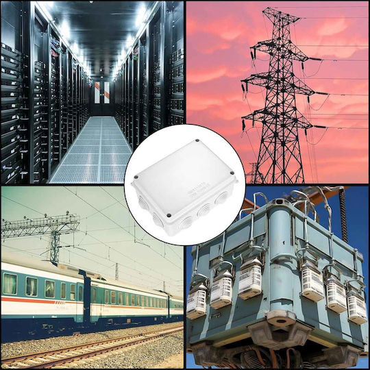 Uncle George Elektrisches Gehäuse für Außenmontage Verzweigung Wasserdicht IP65