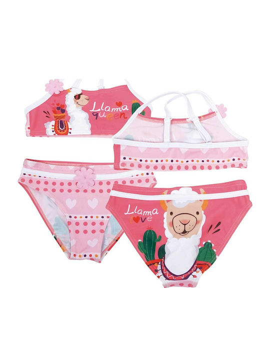 Lama Zk50687 Kids Swimwear Bikini Pink