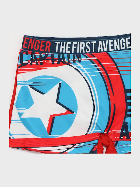 Marvel Costum de baie pentru copii Pantaloni scurți de înot Red