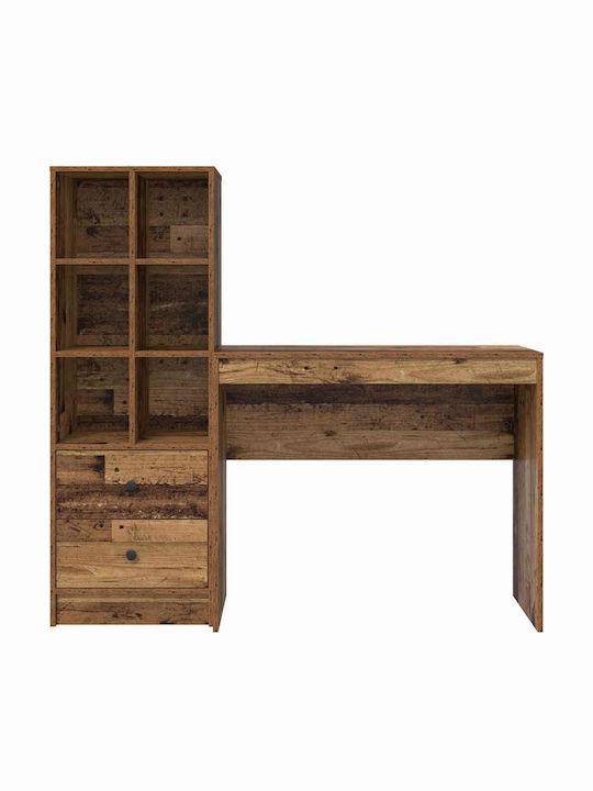 Desk Wooden Old Wood 90x40x76cm