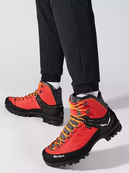 Salewa Rapace Ανδρικά Ορειβατικά Μποτάκια Αδιάβροχα με Μεμβράνη Gore-Tex Κόκκινα
