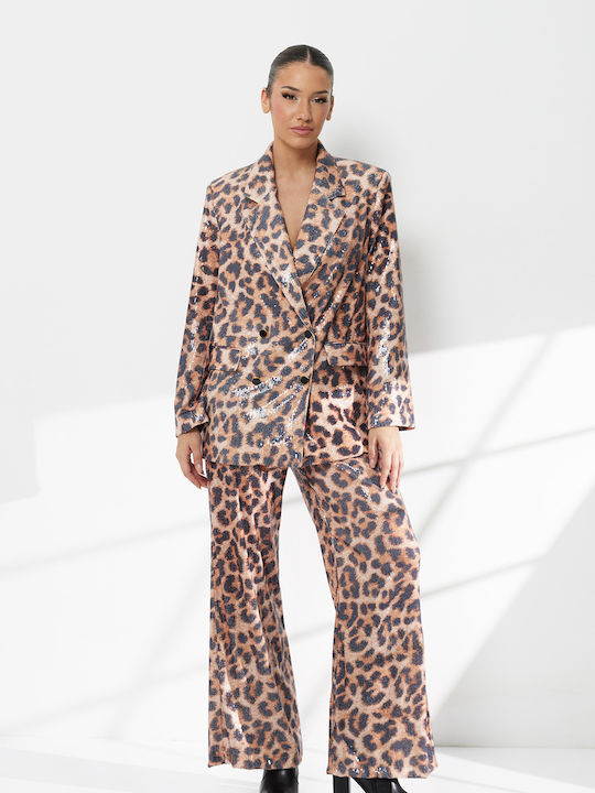 Дамски Leopard Костюм