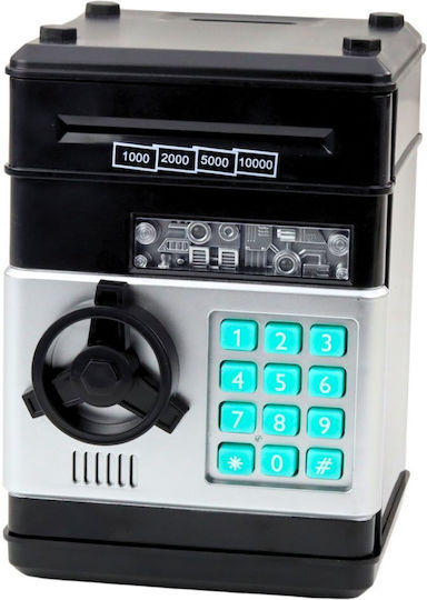 Atm Safe Schweinegeldbörse Mit Licht Tönen PIN-Code Schwarz