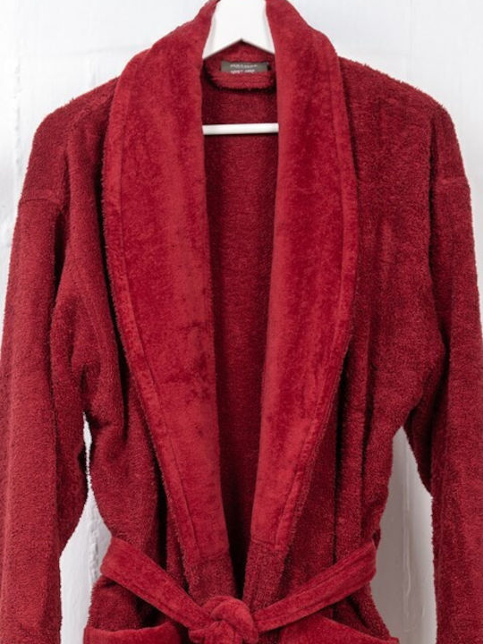 Naf Naf Bonjour Bathrobe Deep Red