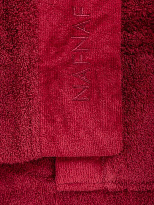 Naf Naf Bonjour Bathrobe Deep Red