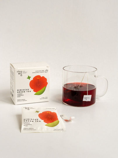 Rhoeco Βιολογικό Μείγμα Hibiscus Green Tea 10 Φακελάκια 18048