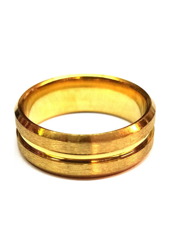 Amalfi Accessories Γυναικείο Δαχτυλίδι από Ατσάλι Επιχρυσωμένο Amalfi Accessories Γυναικείο Δαχτυλίδι από Ατσάλι Επιχρυσωμένο