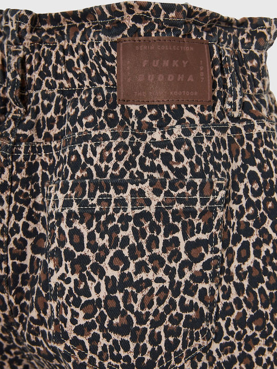 Women's Jean Trousers in Regular Fit Leopard