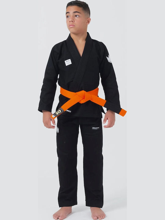 Kingz Kore 2.0 Kids Brazilian Jiu Jitsu Uniform Black