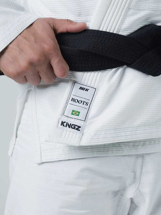 Kingz Ανδρική Στολή Brazilian Jiu Jitsu Λευκή